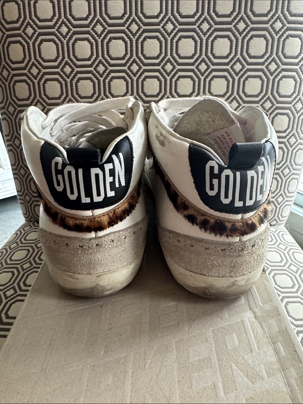 Golden Goose Midstar navy and leopard private edition - Picture 7 of 10